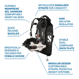 HYDROS PRO BCD, WOMEN with Air2